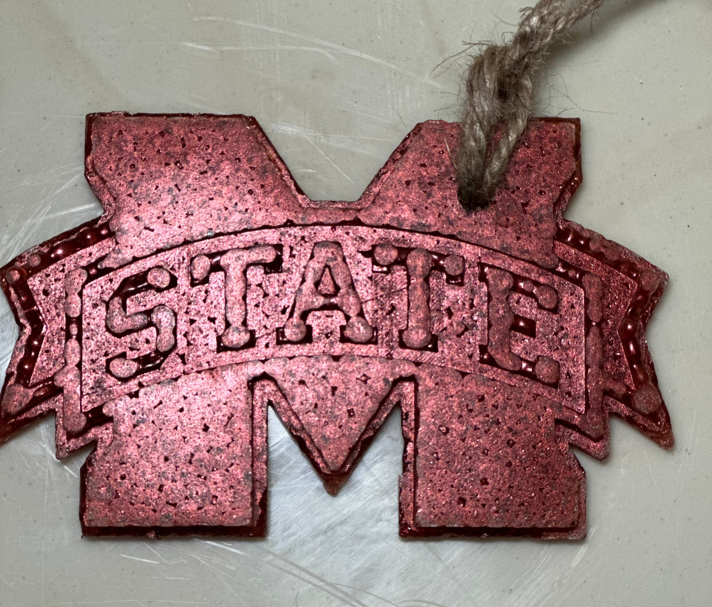 Mississippi State Banner Emblem Car Freshie